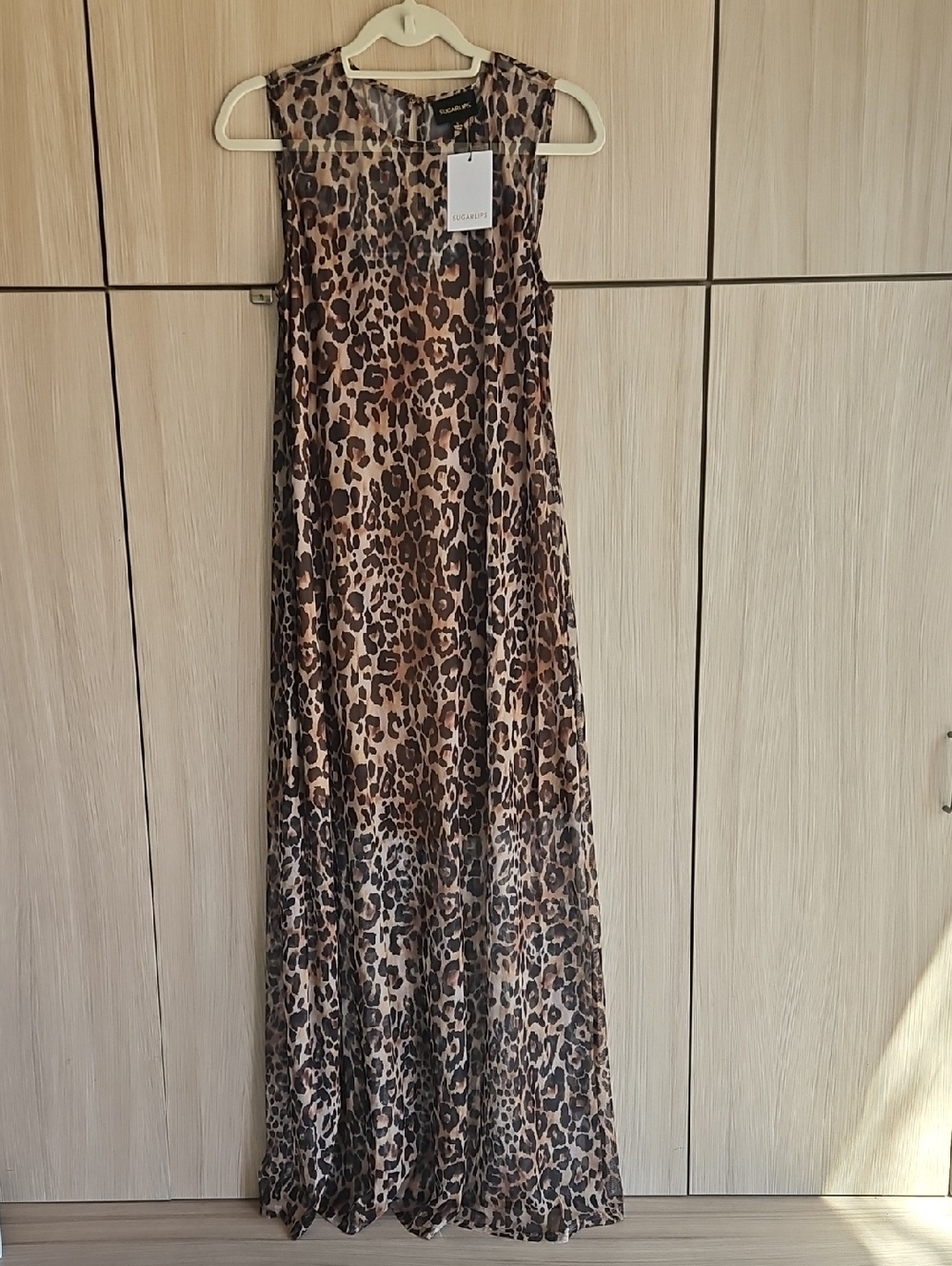 Sugarlips Leopard Print Maxi Dress